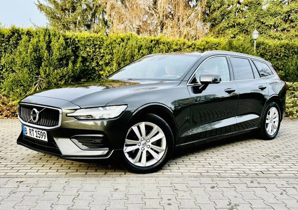 Volvo V60 cena 84400 przebieg: 117890, rok produkcji 2018 z Żukowo małe 781
